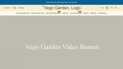 Screenshot preview of vegogarden.com