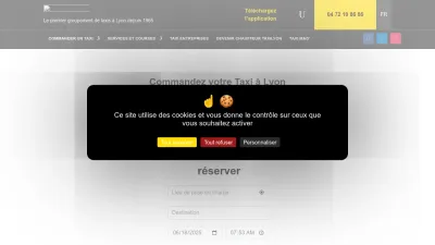 Screenshot preview of taxilyon.com