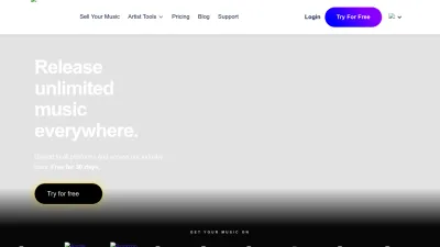 Screenshot preview of dittomusic.com