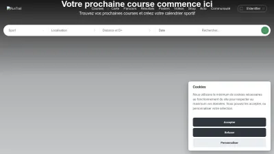 Screenshot preview of runtrail.fr