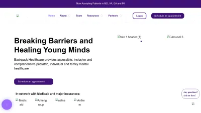 Screenshot preview of hellobackpack.com