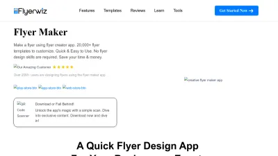 Screenshot preview of flyerwiz.app