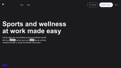 Screenshot preview of gymlib.com