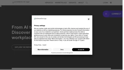 Screenshot preview of softwareone.com