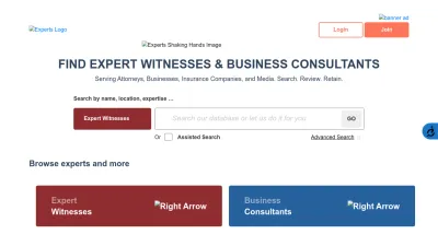 Screenshot preview of experts.com