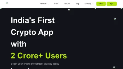 Screenshot preview of coinswitch.co