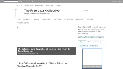 Screenshot preview of freejazzblog.org