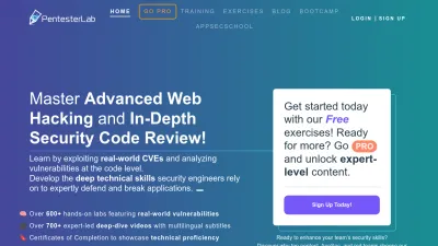 Screenshot preview of pentesterlab.com