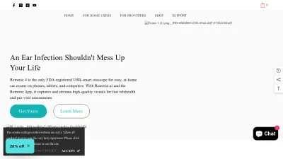 Screenshot preview of remmiehealth.com