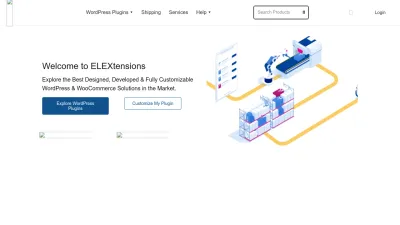 Screenshot preview of elextensions.com