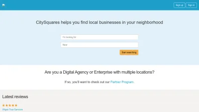 Screenshot preview of citysquares.com