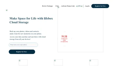 Screenshot preview of mylifebox.com