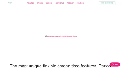 Screenshot preview of useboomerang.com
