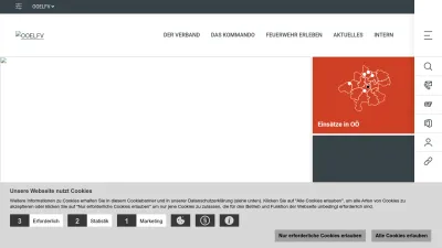 Screenshot preview of ooelfv.at