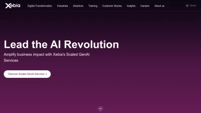 Screenshot preview of xebia.com