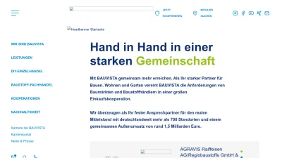 Screenshot preview of bauvista.de
