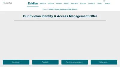 Screenshot preview of evidian.com