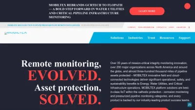 Screenshot preview of mobiltex.com