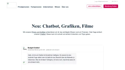Screenshot preview of budgetberatung.ch