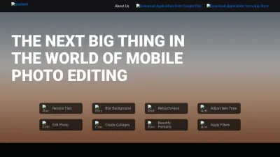 Screenshot preview of gradient.photo