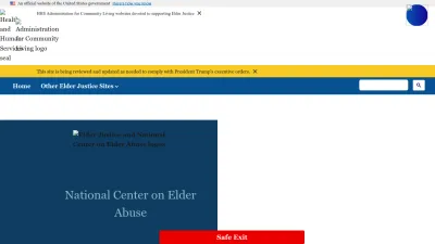 Screenshot preview of ncea.acl.gov