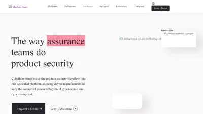 Screenshot preview of cybellum.com