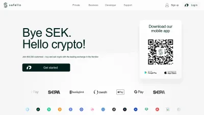 Screenshot preview of safello.com