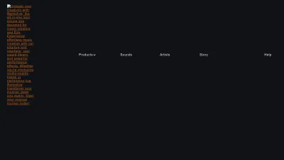 Screenshot preview of mixvibes.com