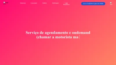 Screenshot preview of ladydriver.com.br