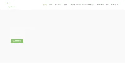 Screenshot preview of agroclimate.org