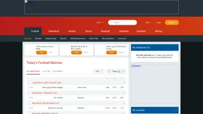 Screenshot preview of betexplorer.com