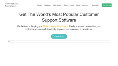 Screenshot preview of osticket.com