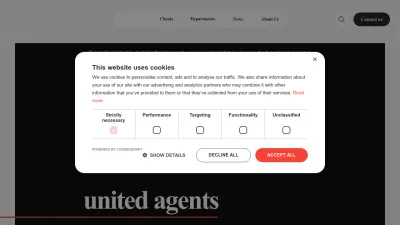 Screenshot preview of unitedagents.co.uk
