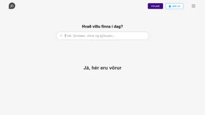 Screenshot preview of ja.is