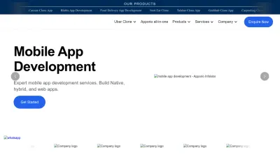 Screenshot preview of apporio.com