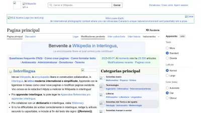 Screenshot preview of ia.wikipedia.org