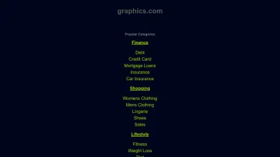 Screenshot preview of graphics.com