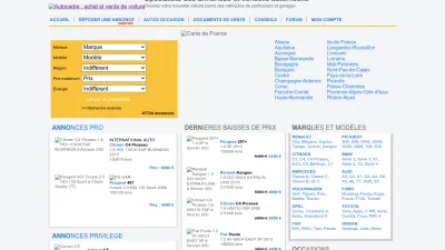 Screenshot preview of autocadre.com