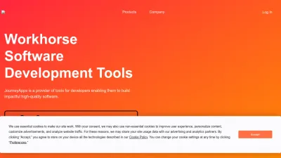Screenshot preview of journeyapps.com