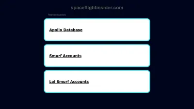 Screenshot preview of spaceflightinsider.com