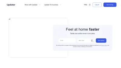 Screenshot preview of updater.com