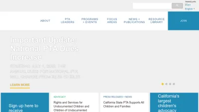 Screenshot preview of capta.org