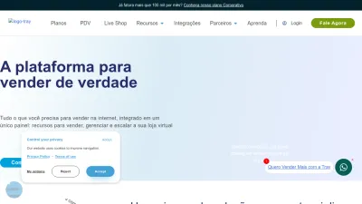 Screenshot preview of tray.com.br