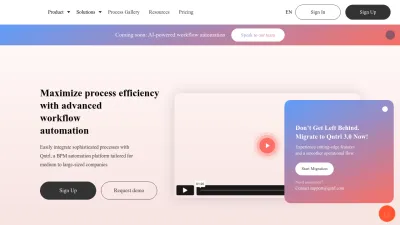 Screenshot preview of qntrl.com