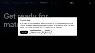 Screenshot of Hmd.com