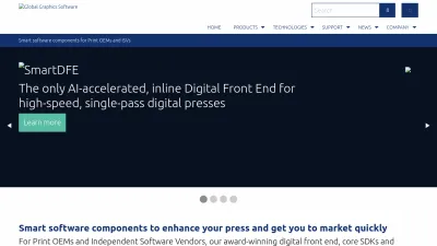 Screenshot preview of globalgraphics.com