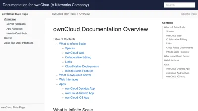 Screenshot preview of doc.owncloud.com