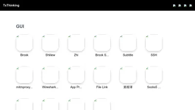 Screenshot preview of txthinking.com