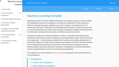 Screenshot preview of mlc.ai