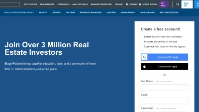 Screenshot preview of biggerpockets.com